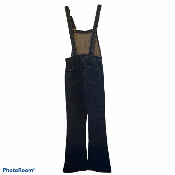 Rare! Madewell Jean Flare overalls NWOT Sz Small - Picture 3 of 10